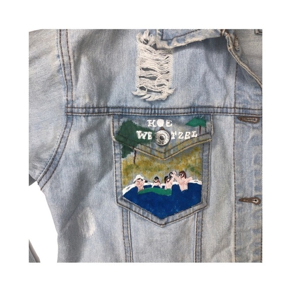 Tyler Childers Custom Painted Jean Jacket Women’s Sz Small - Picture 5 of 9